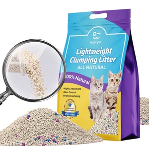 Arena para Gatos OEM, Aglomerante Fuerte, Bajo en Polvo, Control de Olores, Arena Sanitaria para Gatos con Aroma a Lavanda, en Forma de Bola, de Bentonita - Product Image 1