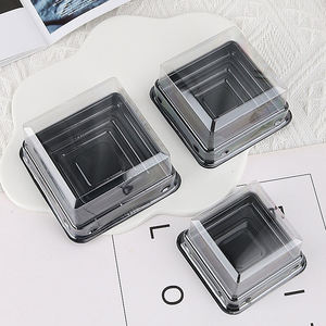 Yuxuan Caja de embalaje de exhibición desechable de plástico transparente para pastel de crema - Product Image 5