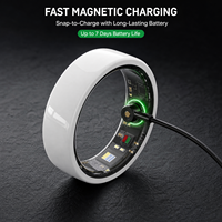 Anneau intelligent NFC en acier inoxydable, suivi de la fréquence cardiaque, du sommeil et de la forme physique, contrôle par application, paiement, compatible Android/iOS, étanche IP68, 5-10