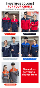 Ropa DE TRABAJO personalizada de estilo popular para hombres, serie Popular, poliéster puro, Unisex, uniforme de construcción de fábrica para exteriores, ropa de trabajo - Product Image 2