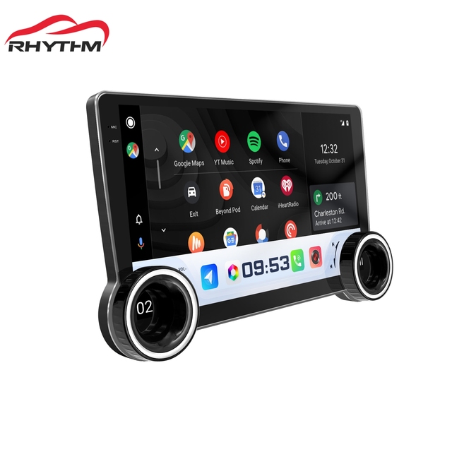 Rhythm 10.1 Inch IPS Touch Screen Android 13 Car Stereo 4G 64G Carplay New UI Design Auto for DVD Player Wholesale