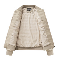 Nouvelle Veste Bomber Hybride de Luxe Légère pour Homme Hiver, Rembourrée en Polyester, Motif Écossais, Manteau Décontracté Transfrontalier OEM ODM