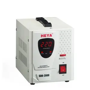 HEYA 2KV однофазный AC светодиодный дисплей автоматический регулятор напряжения Стабилизаторы реле управления SVC использование SDR Electrical