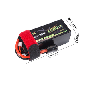 Завод Hongjie 6S 95C 22,2 V 853480 2000mAh литий-ионная аккумуляторная батарея lto lipo - Product Image 4