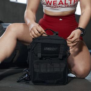 LAMGOYI Morrales Deportivos con Logotipo para <span class=keywords><strong>Mujer</strong></span>, 9L, Gimnasio, Táctico, <span class=keywords><strong>Crossfit</strong></span>, <span class=keywords><strong>Mochila</strong></span> Personalizada con Sistema Molle, Mini Bolsa de Gimnasio <span class=keywords><strong>Crossfit</strong></span> - Product Image 1