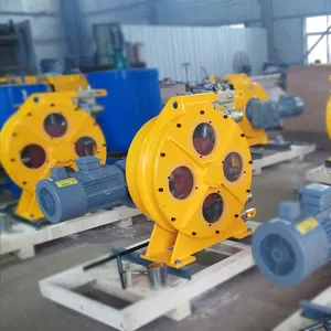 Large output industrial hose pump for concrete peristaltic hose pump price