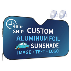 Custom <strong>Car</strong> Windshield <strong>Sun</strong> Shade Personalized Front Window <strong>Sun</strong> Visor Foldable Reflective <strong>Sun</strong>-Shield for UV Rays <strong>Protector</strong> Classic - Product Image 1