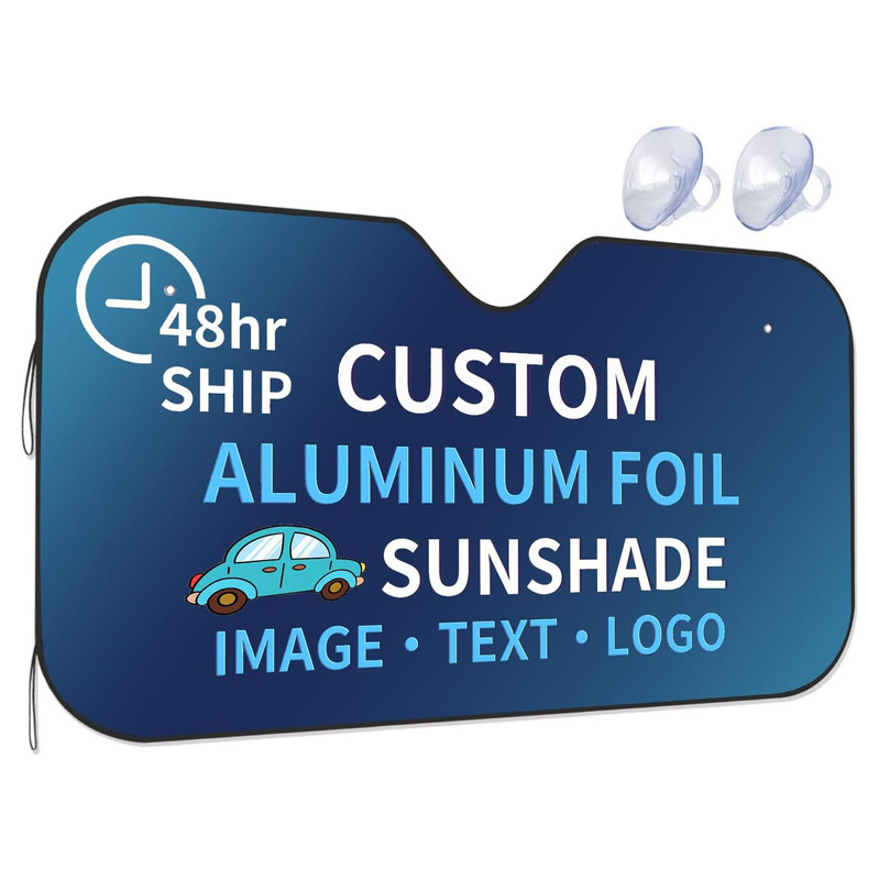 Custom Car Windshield Sun Shade Personalized