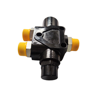 Vanne hydraulique de distribution à commande pneumatique pour systèmes hydrauliques de camions-bennes