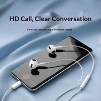 Écouteurs filaires intra-auriculaires blancs en promotion, cordon de 1,2 m, interface Type-C/3,5 mm, sans réduction de bruit, pour jeux, appels vidéo et trajets quotidiens