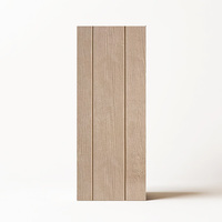 Panneau de bardage en fibro-ciment à grain de bois moderne, résistant aux intempéries et au feu, pour la décoration murale extérieure des hôpitaux