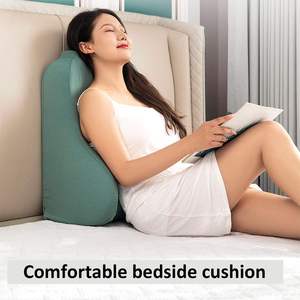 Cuscino di Supporto Lombare <span class=keywords><strong>per</strong></span> <span class=keywords><strong>Letto</strong></span>, Cuscino Triangolare <span class=keywords><strong>per</strong></span> Testiera Tatami, Cuscino in Memory Foam <span class=keywords><strong>per</strong></span> Donne in Gravidanza e Anziani, Grande Cuscino <span class=keywords><strong>per</strong></span> la Schiena - Product Image 4