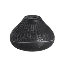 Diffuseur d'arômes USB domestique à effet de brouillard, avec perles de cristal craquelées décoratives, capacité de 0,5 L, pulvérisateur ultrasonique de parfum