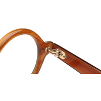 Montures de lunettes haut de gamme faites à la main en véritable corne de buffle, couleur unie, pour hommes et femmes, marron, logo personnalisable