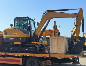 Mini-excavatrice sur chenilles puissante XE60G, 5960 kg, 6 tonnes, 36,8 kW, godet de 0,23 m³ pour le drainage agricole, l'aménagement paysager et les travaux urbains - Product Image 4