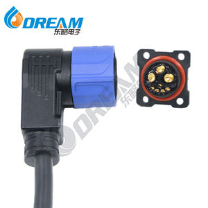 Outdoor M23 2+1+5 Lithium Batterij Energieopslag Connector Waterdicht 8-pins Zelfvergrendelende Voedingskabel voor Elektrische Motorfiets - Product Image 5