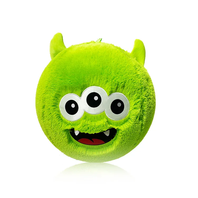 24 इंच राक्षस कपड़े Inflatable आलीशान गेंद फजी खिलौने पीवीसी गेंद