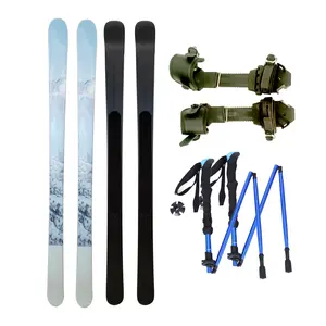 Manufacturer Price Wood PU foam Core Lengths 90cm-167cm Back Country Skis