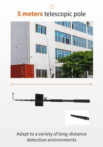 Caméra télescopique 7 "écran <span class=keywords><strong>LCD</strong></span> 3.6 mètres de long en fibre de carbone pôle caméra d'inspection vidéo avec enregistrement DVR - Product Image 6