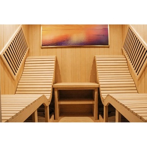 <span class=keywords><strong>Sauna</strong></span> <span class=keywords><strong>mobile</strong></span> de luxe pour 2 personnes, faible EMF, <span class=keywords><strong>sauna</strong></span> infrarouge lointain intérieur avec chaise longue - Product Image 4