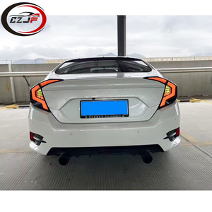 CZJF Led lámpara trasera para <span class=keywords><strong>Honda</strong></span> <span class=keywords><strong>Civic</strong></span> 10th gen 2016 2017 2018 2019 2020 2021 lámpara trasera modificada luz trasera - Product Image 4