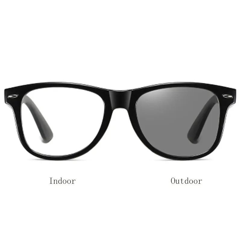 PC Rivet UV400 Day Night Vision Glasses Anti Blue Light Blocking Computer Phone Photochromic Sunglasses Men Women