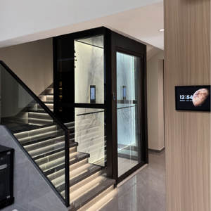 Traksi Drive penumpang Lift/630kg Mrl 4 6 orang beban besar perumahan kantor komersial Lift rumah - Product Image 3