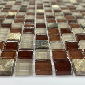 Mosaico de cristal de hielo craquelado clásico, mezcla de piedras, para salpicaduras de pared, Fondo de <span class=keywords><strong>TV</strong></span> y pared de baño - Product Image 5