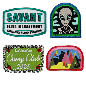 Custom <span class=keywords><strong>Applique</strong></span> Designer ha tagliato il ferro su toppe <span class=keywords><strong>con</strong></span> logo ricamato graziosi vestiti Anime cappello tessuto <span class=keywords><strong>con</strong></span> toppa animale cucire per la giacca - Product Image 1
