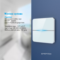 Interrupteur tactile en métal à 2 touches KNX Mur d'éclairage intelligent avec panneau de verre Contrôle de l'obturateur tactile LCD Système de contrôle d'éclairage intelligent