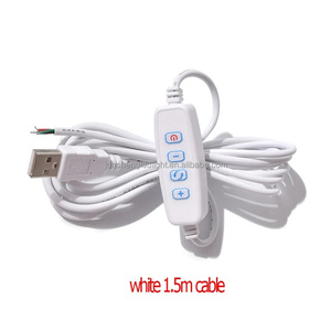 LED Dimmer Switch 5V 3A DC Plug Led Neon Flex Female Connector for Single Color Led <strong>Light</strong> <strong>Cord</strong> USB Switch Dimmer - Product Image 5