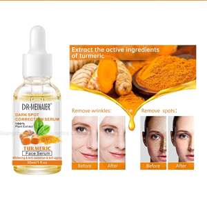 Popolare Siero Viso alla Curcuma Sbiancante, Correttore di Macchie Scure e Rughe, Cura della Pelle Naturale Anti-età e Idratante - Product Image 3
