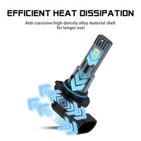 Ampoule de phare LED Kaidengzhe en cuivre pur PCB H11 9005 9006 48W 4800LM 6000K Canbus silencieuse sans ventilateur 12V