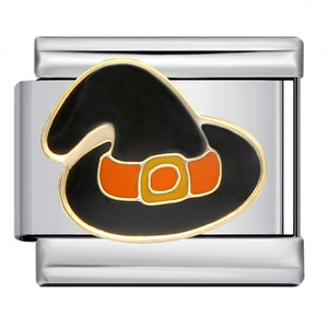 Bracelet modulaire italien Halloween en acier inoxydable avec breloques fantôme, citrouille et crâne, bijoux de fête unisexe - Product Image 4