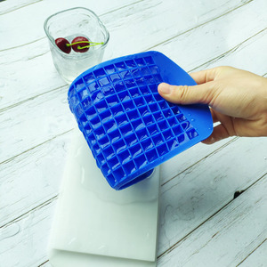 <span class=keywords><strong>Mini</strong></span> cubos de gelo com 160 grades, molde de fácil liberação, forma quadrada, bandeja do cubo de gelo para coquetel - Product Image 4