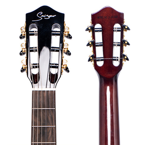 39 Inch Silent <b>Classical</b> <b>Guitar</b>, Nylon <b>String</b> Travel <b>Guitar</b> with Pickup, Portable for Beginners - Product Image 5