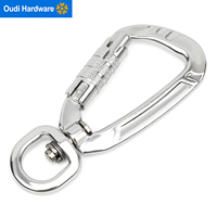 Mousqueton en alliage de zinc robuste pour laisse, collier et harnais, résistant à la corrosion