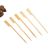 Brochettes jetables en bambou pour hot-dogs, vente en gros, 25cm/30cm/40cm