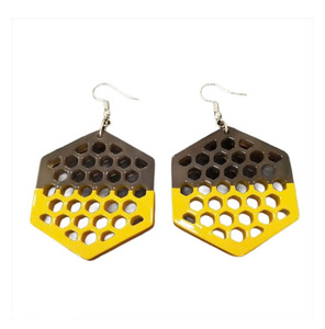 Wholesale Buffalo Horn <b>Earrings</b> for Sensitive Ears Luxury Eco-Friendly Handmade <b>Top</b>-quality - Product Image 4