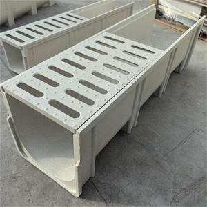 Materiali da costruzione resina lineare di drenaggio fosso/canale di drenaggio della carreggiata grondaia/acqua piovana resina <span class=keywords><strong>cemento</strong></span> Gutterway per la vendita - Product Image 6