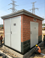 Station de transformateur triphasée 12 kV de type boîtier extérieur pour centrale photovoltaïque solaire