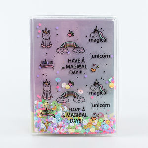 A6 notebook personalizzato con unicorn design per uso scolastico - Product Image 1