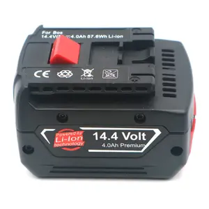 14.4V lithium ion có thể sạc lại pin thay thế không dây khoan pin gói cho Bosch 14.4V công cụ điện pin