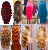 Perruques Lace Front en Cheveux Humains Brésiliens Bruts Pas Chères pour Femmes Noires, Perruques Frontales HD Complètes Sans Colle, Lots de Cheveux Humains, Vendeur de Cheveux