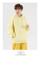 Custom Print Borduurlogo Oversized Casual Pullover Heren Hoodies Effen Zwaar Gewicht Franse Badstof Blanco Hoodies Unisex