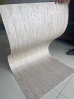 Panel Dinding Interior Batu Fleksibel Ramah Lingkungan, Dapat Dibengkokkan, Lembut untuk Dekorasi Ruang Tamu Modern dan Latar Belakang Lantai