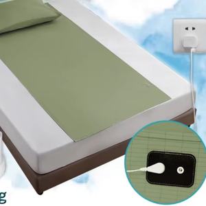 ผ้าปูที่นอนแบบนำไฟฟ้าป้องกันริ้วรอย ขายดี สำหรับการต่อสายดิน ผ้าปูที่นอนแบบเรียบพิมพ์ลาย สำหรับใช้ในโรงแรมและโรงพยาบาล ผลิตภัณฑ์เพื่อสุขภาพ - Product Image 1