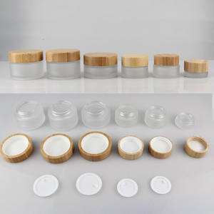 Hoge Temperatuur Resistente Glazen Opslagpot Bamboe Hout Deksel Transparante Huishoudelijke Verzegelde Potten Cosmetische Opslag Potten Plastic Voor - Product Image 5