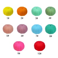 Sans Bpa Diy Citrouille Silicone Focal Perles Halloween Cadeaux pour la Fabrication de Bijoux DIY Stylo Collier Porte-clés Accessoires