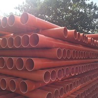 PVC-Verteileranschlüsse in Kundenspezifischer Farbe, PVC-Rohr 70mm für Entwässerung, UPVC-Rohr 100mm, Französisches Drainagerohr mit Sockel